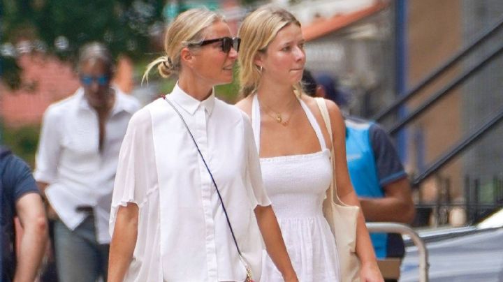 Gwyneth Paltrow y su hija Apple Martin coincidieron con un look trendy que la rompe