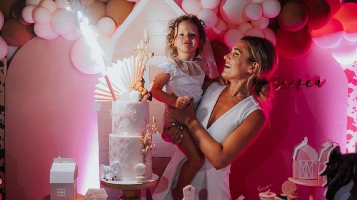 Postales del cumple de Francesca, la hija de Camila Homs y Rodrigo de Paul