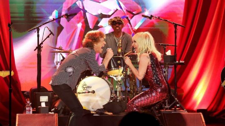 Las mejores fotos y videos de Lady Gaga cantando en vivo con Los Rolling Stones