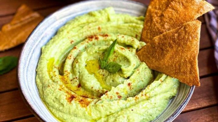 Hummus de albahaca, una receta fácil, saludable y deliciosa