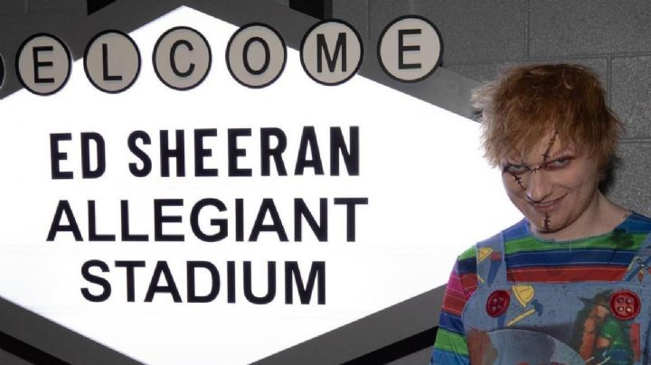Las mejores fotos de Ed Sheeran disfrazado de Chucky en Las Vegas