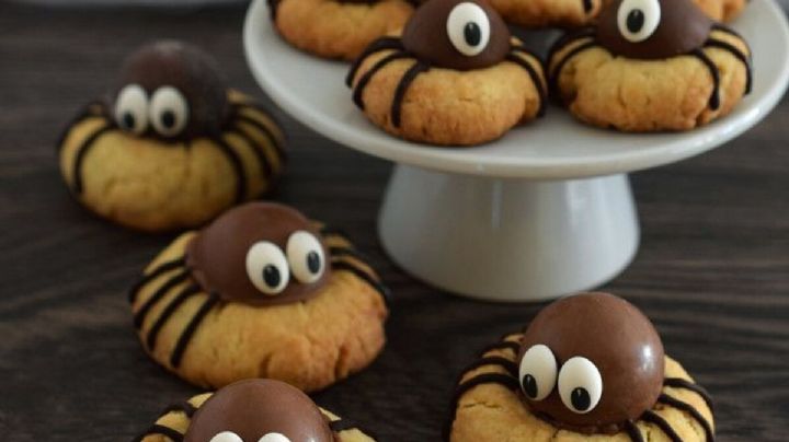 Galletas araña, una receta fácil que amarán grandes y chicos