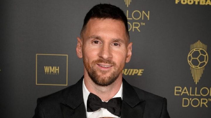 Lionel Messi presentó su octavo Balón de Oro en el Inter de Miami