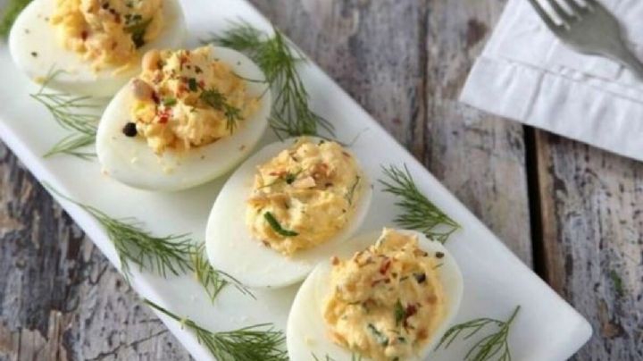 Esta Navidad prepara esta receta de huevos duros rellenos y sorprende a todos