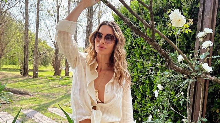 María Vázquez se robó todas las miradas con un conjunto boho chic lleno de transparencias