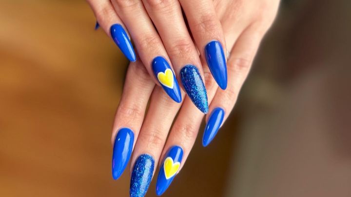 Uñas “a lo Boca”: diseños de nail art para quienes tienen su corazón azul y oro
