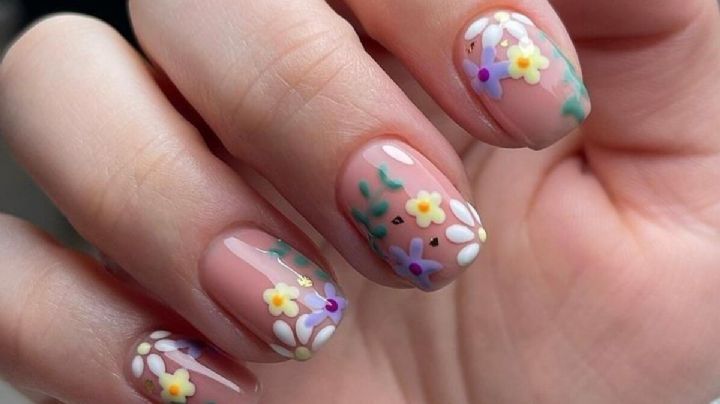 Nail Art: aprende a hacer un diseño de uñas con un hermoso detalle floral sin moverte de tu casa