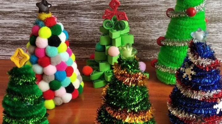 Mini Árboles de Navidad: aprende cómo hacerlos en casa de forma fácil, sencilla y económica