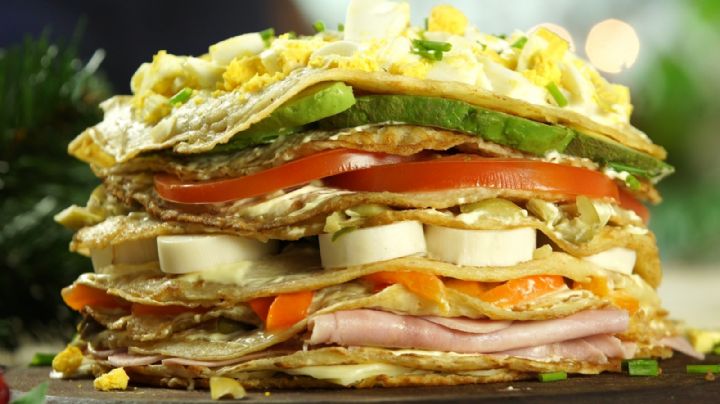 Torre de panqueques: la receta que no te puede faltar esta navidad