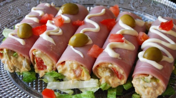 Canelones fríos de jamón, la receta sin horno que te salva las fiestas