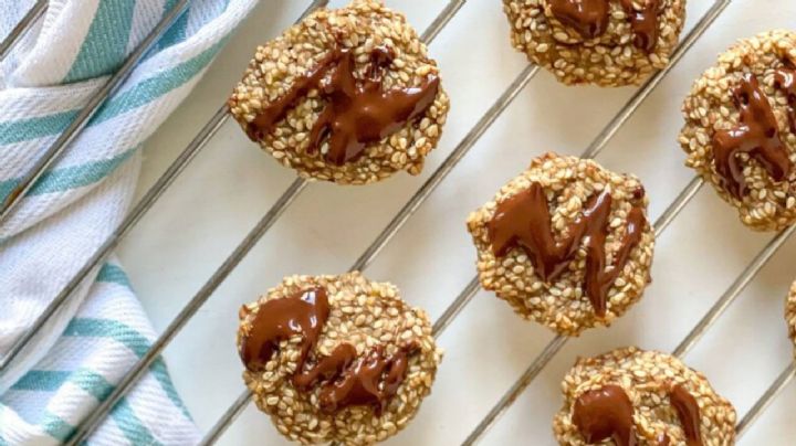 Galletas con 3 ingredientes, la receta de Emily Lucius que podés hacer sin harina y sin azúcar