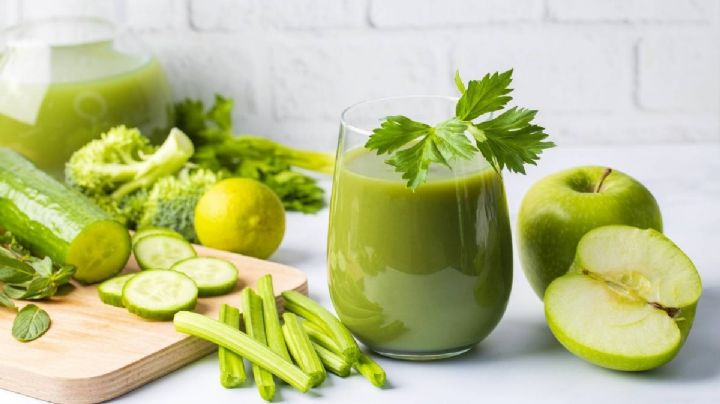 Jugo verde: una receta ideal para desinflamar los intestinos y desintoxicar el cuerpo