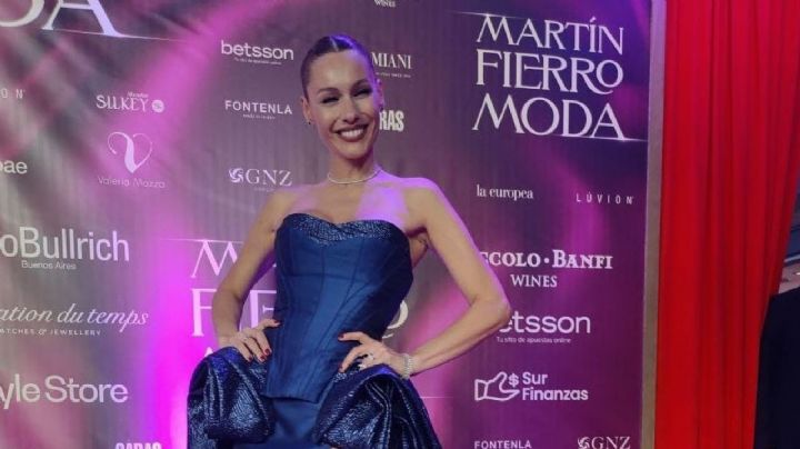 Postales de Pampita, la gran ganadora de los Martin Fierro de Moda