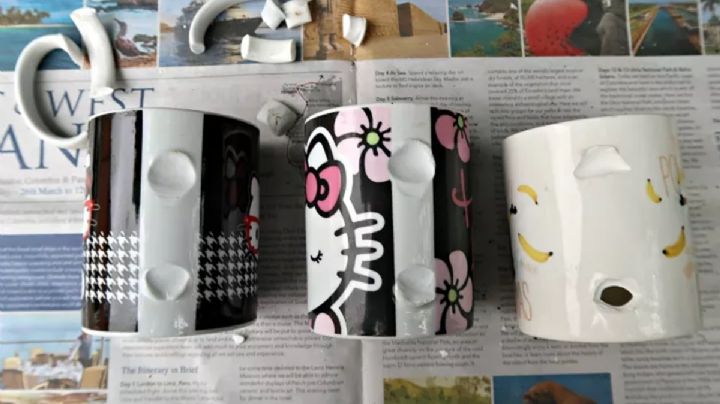 Como reciclar tazas rotas: 3 ideas que funcionan