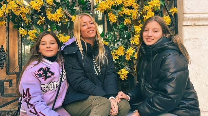 Nicole Neumann compartió las mejores postales de Barcelona junto a dos de sus hijas