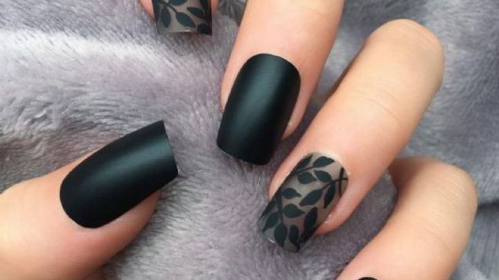 Black nails, 4 nuevos diseños de uñas en tono mate que podés lucir en cualquier ocasión