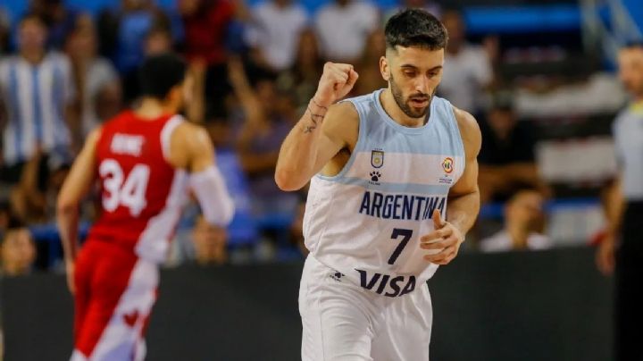 Facundo Campazzo fue determinante y Argentina dio un gran paso