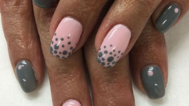 Pink and grey nails: 5 diseños de uñas para mujeres con estilo