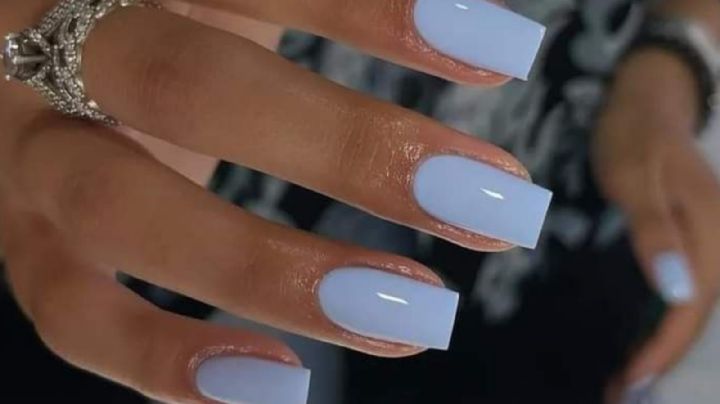 Baby blue nails, 4 nuevos diseños de uñas en azul claro que aportan delicadeza a tus manos