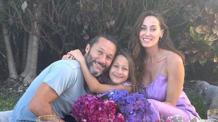 Diego Torres y Débora Bello nuevamente juntos y en familia