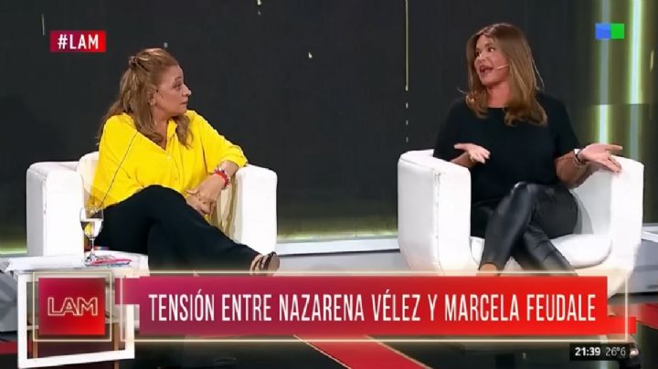 Así fue el feroz enfrentamiento entre Nazarena Vélez y Marcela Feudale
