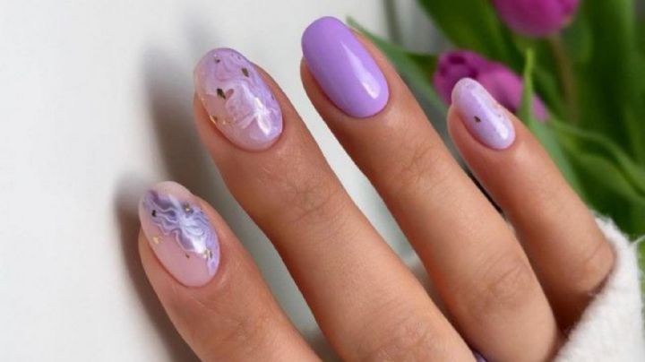 Lavender nails, 10 sofisticados diseños de uñas que iluminan tus manos