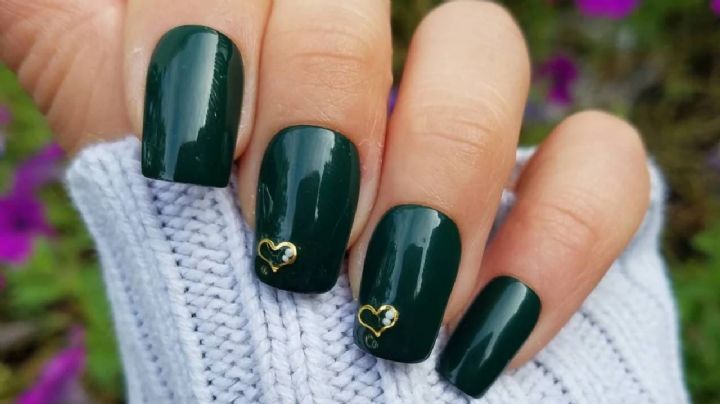 Green nails, 4 diseños de uñas en verde esmeralda que deberías probar esta temporada