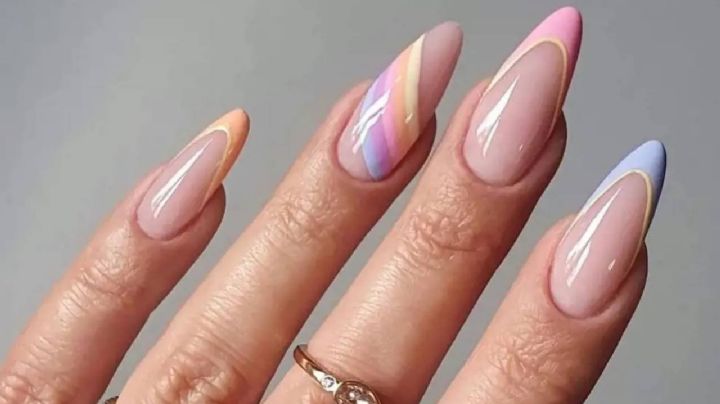 Pastel nails: 10 diseños de uñas multicolor en tonos pastel que seguro querrás probar