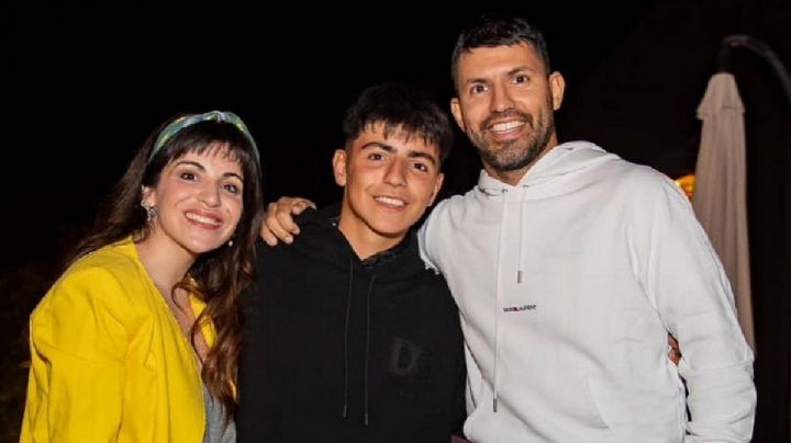 Benjamín, el hijo del Kun Agüero y Gianinna Maradona, blanqueó su romance