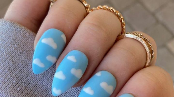 Cloud Nails, diseños de uñas que combinan con todo