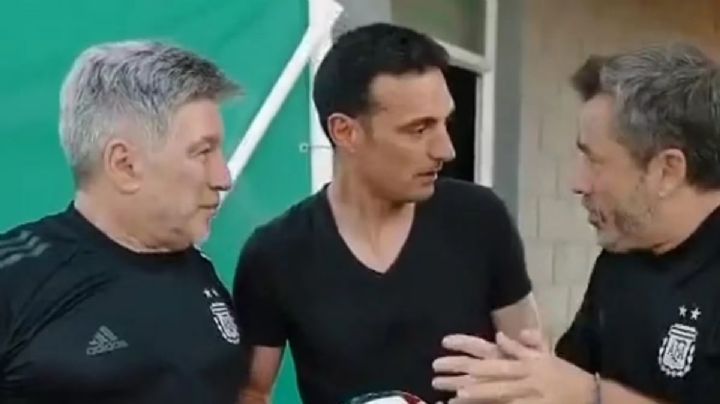 Lionel Scaloni sorprendió con su faceta de actor