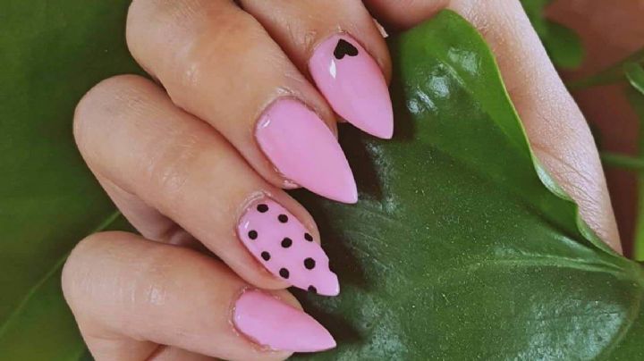 Nail Art: 4 creativos diseños combinados en rosa y negro para considerar en la próxima cita