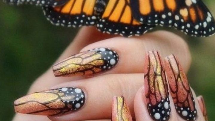 Butterfly nails, los diseños de uñas inspirados en las hermosas alas de las mariposas