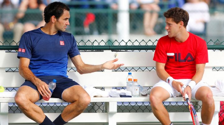 El inesperado elogio de Roger Federer a Diego Schwartzman