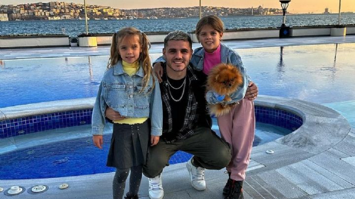 Las tiernas postales del cumple de Carla, la hija perruna de Mauro Icardi