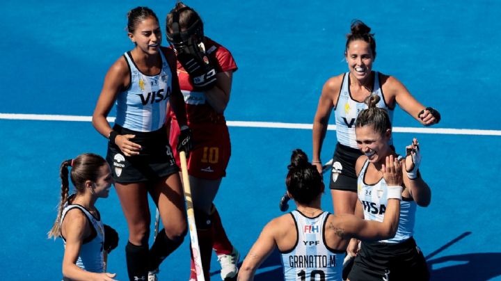 Las Leonas mostraron su poderío en su gira por España