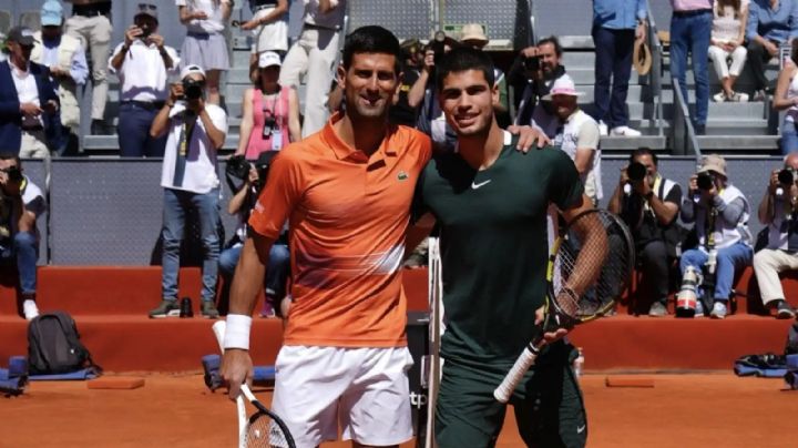 La lucha de Novak Djokovic y Carlos Alcaraz
