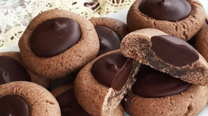 Pepitas de chocolate rellenas con dulce de leche, una receta irresistible