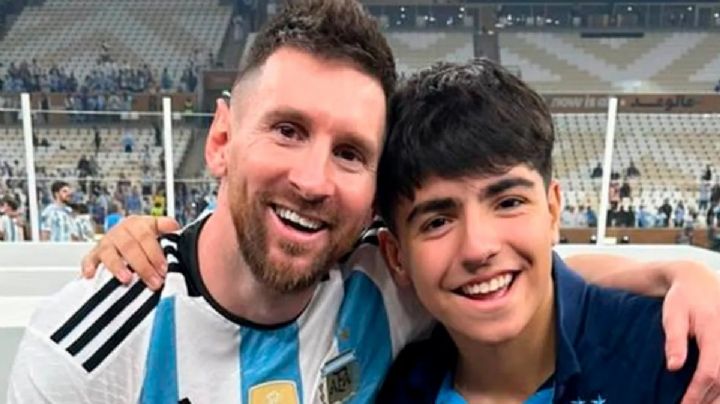 La emoción de Benjamín Agüero al hablar de Lionel Messi