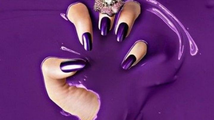 Nail Art: 7 maneras de llevar el morado en tus uñas de forma sencilla, elegante y muy femenina