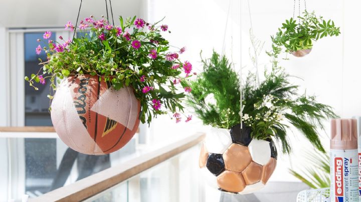 Prepara un portamacetas para tus plantas con materiales reciclados y enchula la decoración del hogar