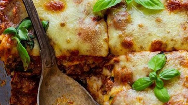 Lasagna de zucchini sin harina, una receta fácil, nutritiva y deliciosa