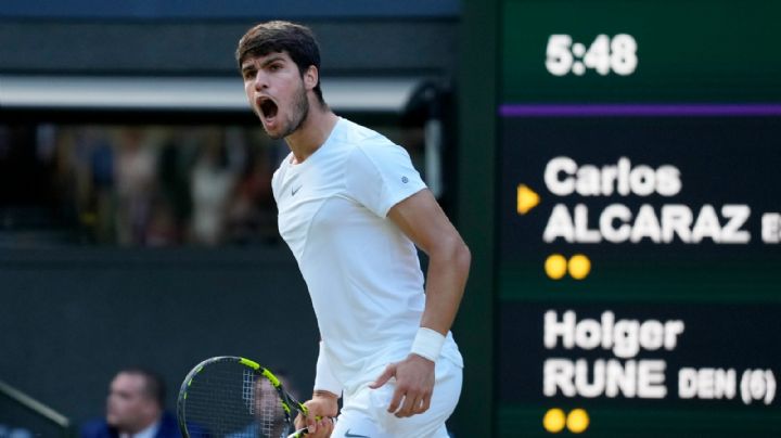 Carlos Alcaraz se deshizo de Rune y busca conquistar Wimbledon