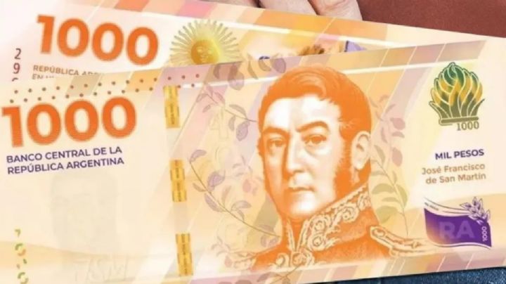 Don José de San Martín finalmente regresó a la numismática a través del nuevo billete de mil pesos