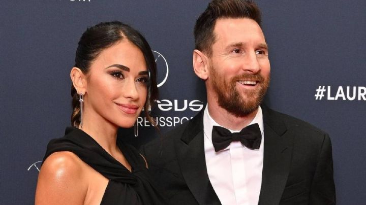 La imagen de Antonela Roccuzzo y Lionel Messi como nunca los viste