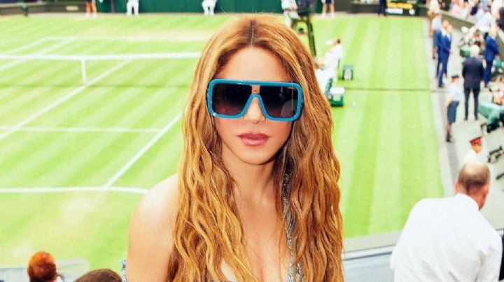 Desde Wimbledon, Shakira da cátedra de estilo con un simil denim look para enamorarse