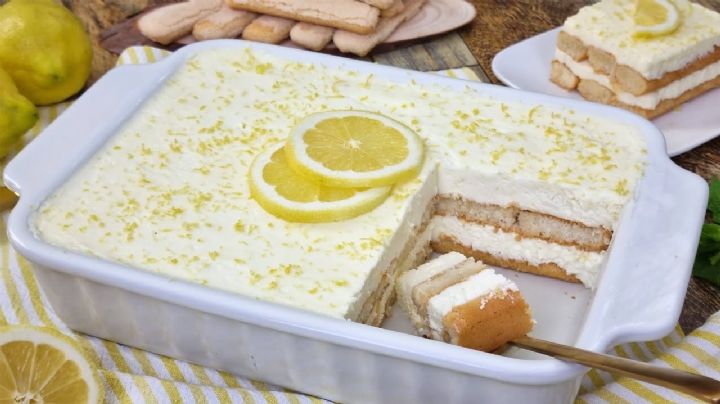 Tiramisú de limón, una receta sin horno que seguro querrás probar