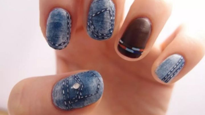 Denim nails, diseños de uñas inspiradores para pensar en tu próxima manicura
