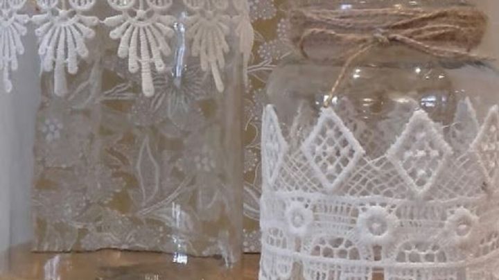 Dale un segundo uso a tus frascos de vidrio con esta idea de decoración