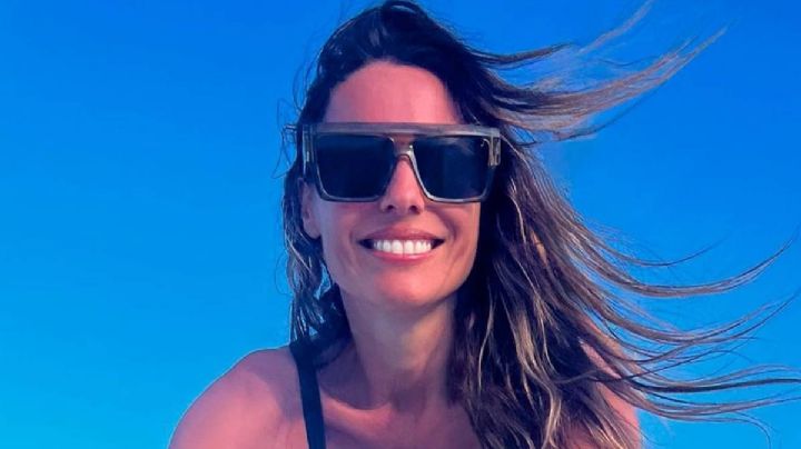 Pampita presentó su nuevo modelo de anteojos de sol con un impactante look playero